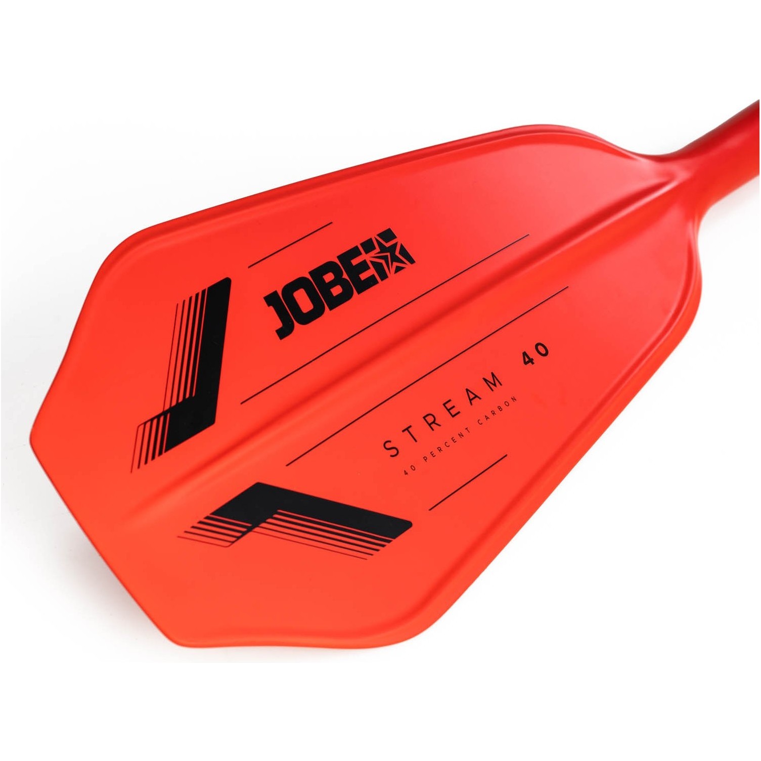 2026 Jobe Carbon Stream 40 3-Piece SUP Paddle 486723004 - Orange